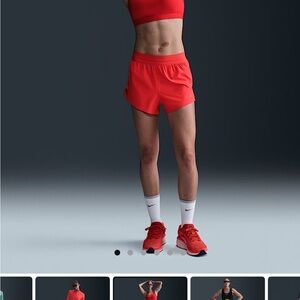 Nike Women's Bright Red Athletic Shorts
